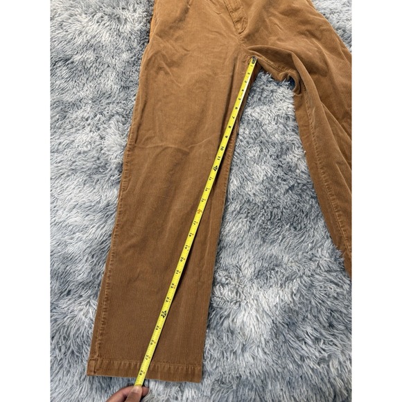 Olderbrother Corduroy Pants Unisex Tan Men Women Sm Distressed Hand Dye 28" - Picture 5 of 8